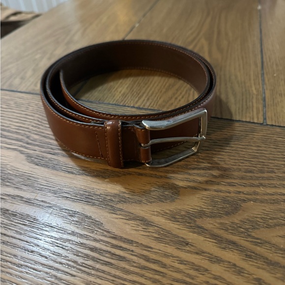 Ermenegildo Zegna Men’s Genuine Italian Leather Belt - Picture 2 of 3